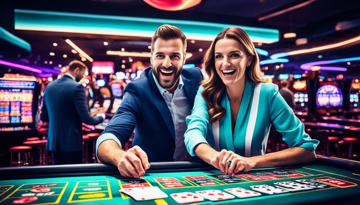 Tangkapan layar antarmuka aplikasi slot hoki menampilkan menu sportsbook dan live dealer